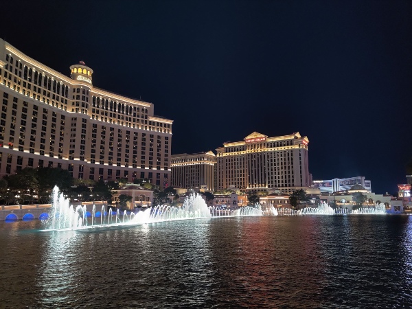 Fountain of Bellagio in Las Vegas