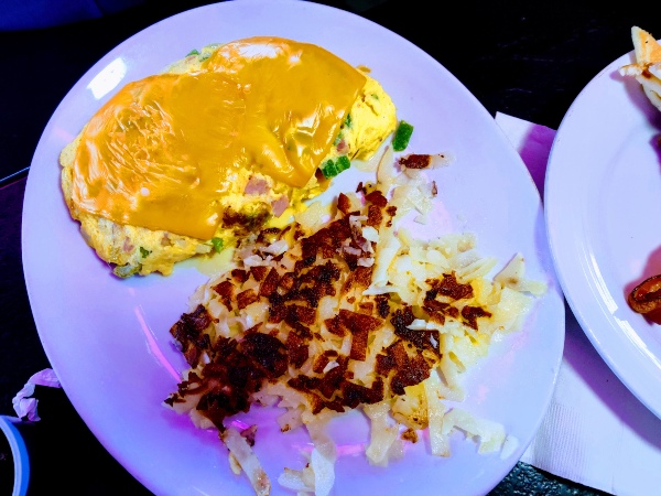 Denver omelette and hasbrowns