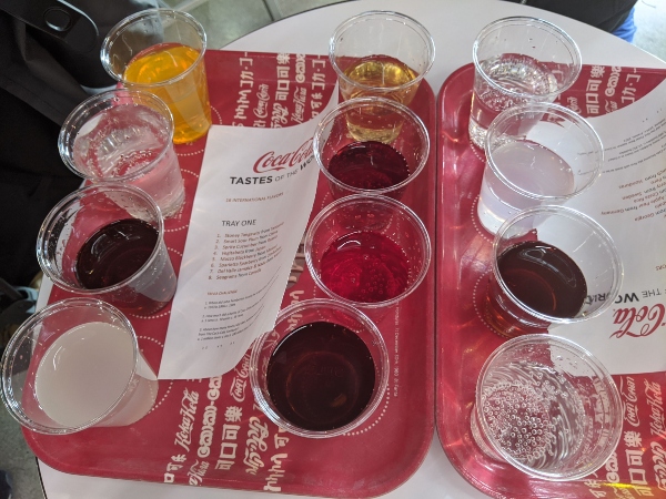 international drinks at Coco-Cola 